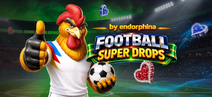 ⚽ Football Super Drops — 25.000 de premii instant în sloturile Endorphina!